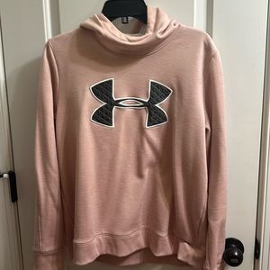 Under Armour Cold Gear Light Pink & Grey Hoodie